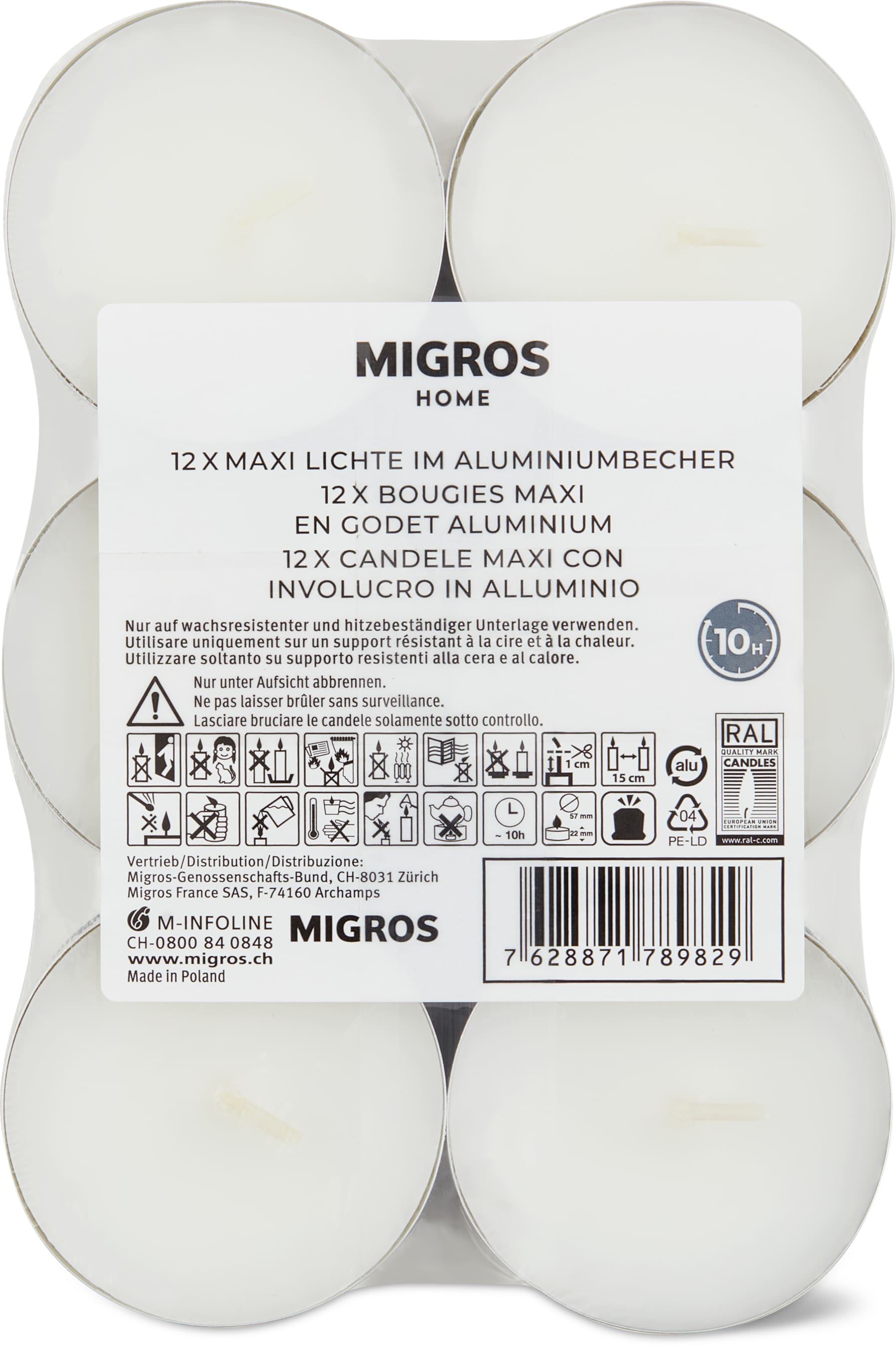 Bougies à réchaud
